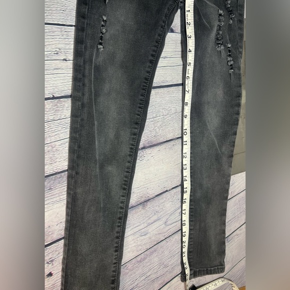 EUC FREDD MARSHALL Boy's Skinny Ripped Distressed Stretch Slim Fit Denim Jeans - Picture 8 of 15